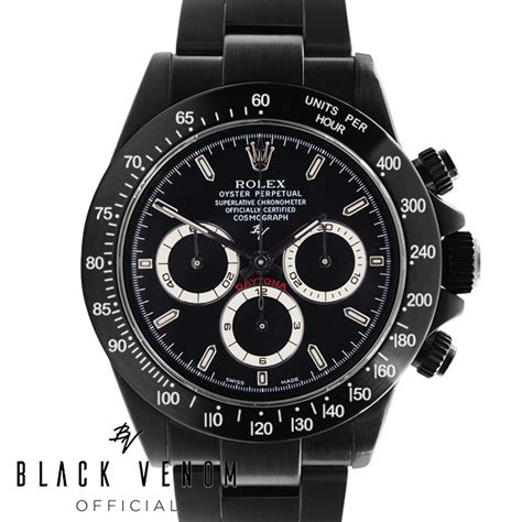 rolex daytona black venom price|Rolex chronograph for sale.